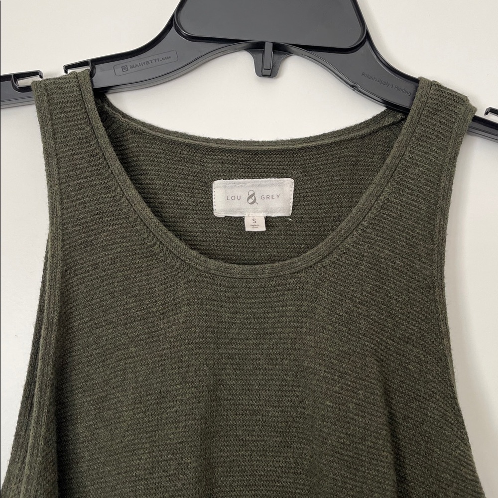 Lou & Grey Olive Knit Tank Top